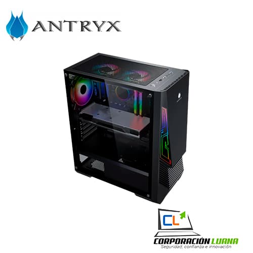 Imagen de CASE C/FUENTE B500W ANTRYX XTREME NC-257, ARGB FAN, VIDRIOTEMPLADO (AC-XNC257K-500CP)
