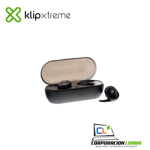 Foto del producto KIT AUDIFONO BLUETOOTH TWS KLIP XTREME KHS-706BK TWINBUDS II 21 HS.