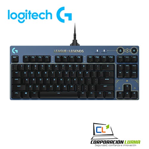 Foto del producto TECLADO GAMER LOGITECH PRO ( 920-010533 ) LOL 2 GX BROWN TACTIL | LED RGB