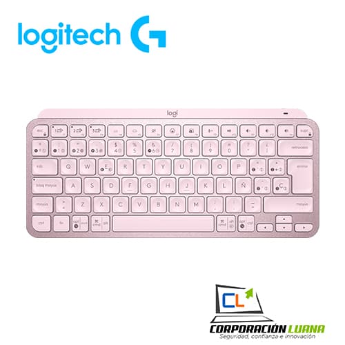 Foto del producto TECLADO INALAMBRICO LOGITECH MX KEYS MINI (920-010478 ) ROSADO