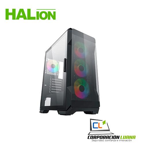 CASE GAMER HALION ARROW 500W 3X12RGB DOBLE RING VT