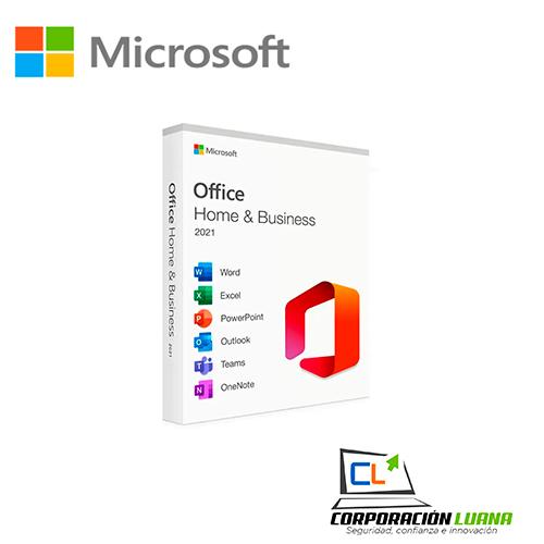 MICROSOFT OFFICE HOME AND BUSINESS 2021 - LICENCIA 1 PC / MAC ESD EN LINEA
