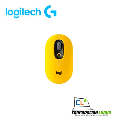 Foto del producto MOUSE INALAMBRICO LOGITECH POP MOUSE ( 910-006543 ) AMARILLO