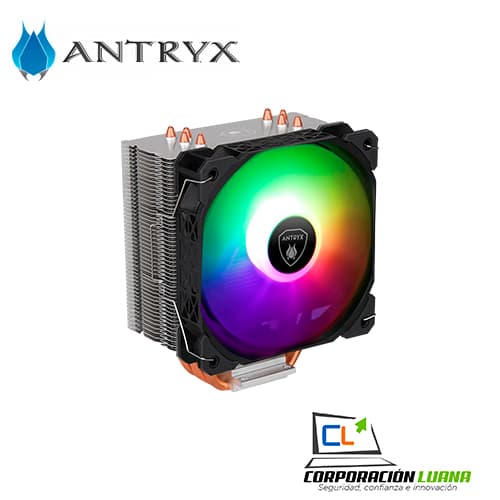 Foto del producto COOLER PARA PROCESADOR ANTRYX MIRAGE 410 ( ACC-410A ) LED ARGB