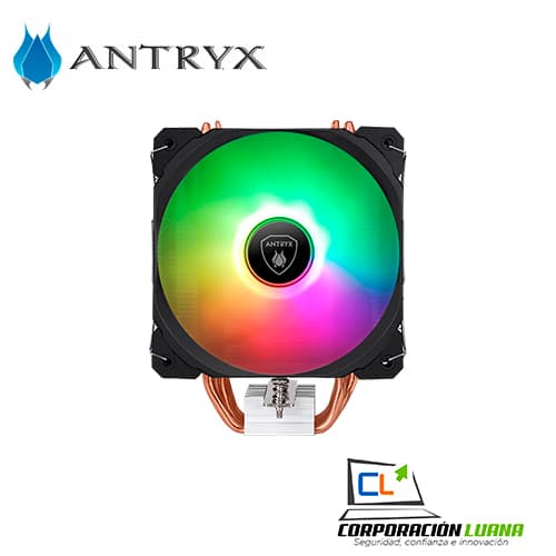 Imagen de COOLER PARA PROCESADOR ANTRYX MIRAGE 410 ( ACC-410A ) LED ARGB