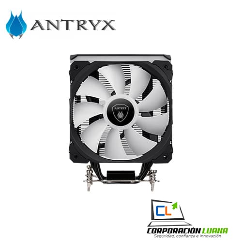 Imagen de COOLER PARA PROCESADOR ANTRYX MIRAGE 510 ( ACC-510A ) BLACK | LED ARGB