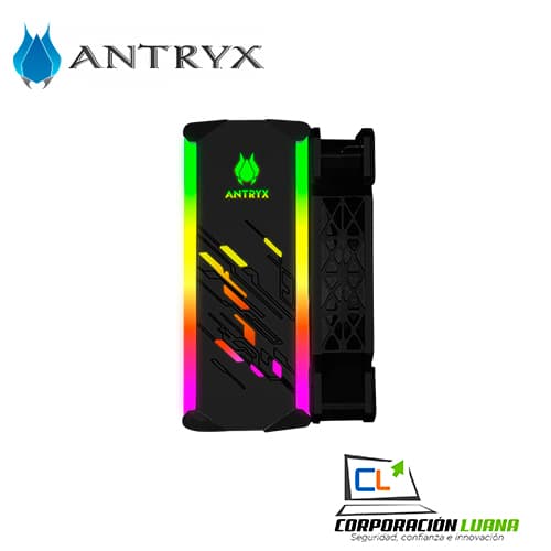 Imagen de COOLER PARA PROCESADOR ANTRYX MIRAGE 510 ( ACC-510A ) BLACK | LED ARGB