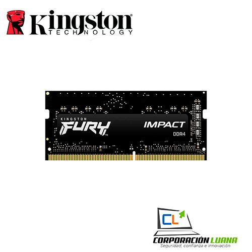 MEMORIA SODIMM RAM KINGSTON IMPACT 16GB 3200 DDR4 SODIMM