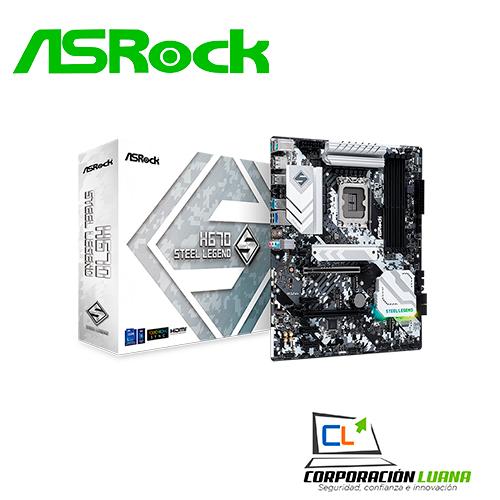 MOTHERBOARD ASROCK H670 STEEL LEGEND ( 90-MXBH0-A0UAYZ ) LGA 1700