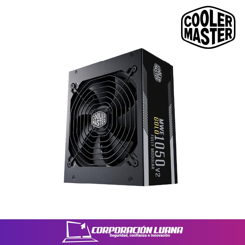 Foto del producto FUENTE DE PODER COOLER MASTER MWE 1050W GOLD V2 ( MPE-A501-AFCAG-U2 ) FULL MODULAR