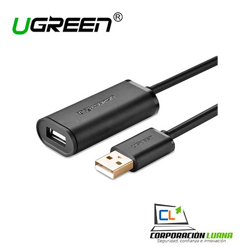 CABLE USB 2.0 UGREEN ACTIVE EXTENSION CABLE CON CHIPSET ( 10321 ) 10 METROS