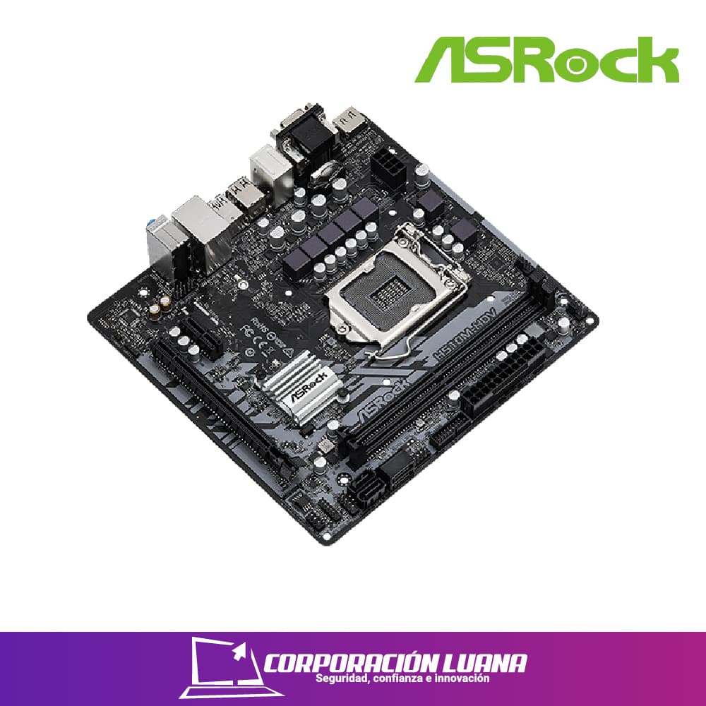 Imagen de MOTHERBOARD ASROCK H510M-HDV/R2.0 ( 90-MXBGS0-A0UAYZ ) LGA 1200