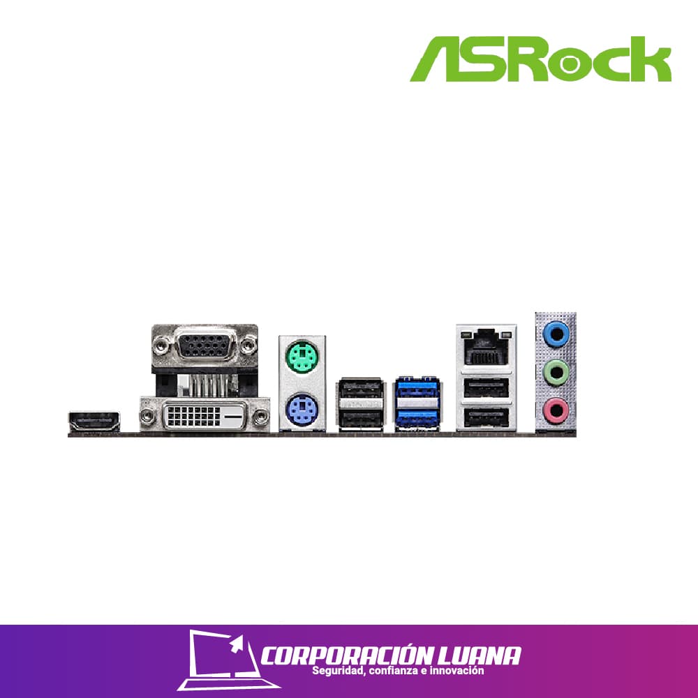 Imagen de MOTHERBOARD ASROCK H510M-HDV/R2.0 ( 90-MXBGS0-A0UAYZ ) LGA 1200