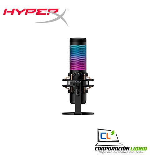 MICROFONO HYPERX QUADCAST S STANDALONE ( HMIQ1S-XX-RG/G ) USB | LED RGB