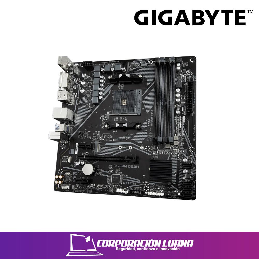 MOTHERBOARD GIGABYTE A520M DS3H ( A520M-DS3H ) AM4 | DDR4