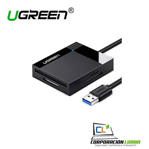 Foto del producto CARD READER UGREEN USB 3.0 ALL-IN-ONE 50CM 30333