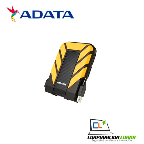 Foto del producto DISCO DURO EXTERNO ADATA 2TB HD710 PRO ( AHD710P-2TU31-CYL ) NEGRO C/ AMARILLO | ANTI GOLPE