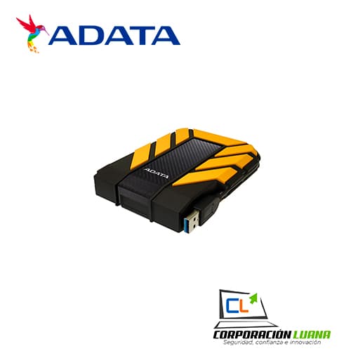 Imagen de DISCO DURO EXTERNO ADATA 2TB HD710 PRO ( AHD710P-2TU31-CYL ) NEGRO C/ AMARILLO | ANTI GOLPE
