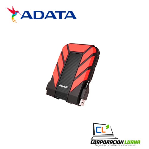 Foto del producto DISCO DURO EXTERNO ADATA 2TB HD710 PRO ( AHD710P-2TU31-CRD ) NEGRO C/ ROJO | ANTI GOLPE