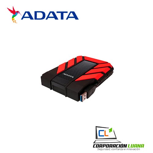 Imagen de DISCO DURO EXTERNO ADATA 2TB HD710 PRO ( AHD710P-2TU31-CRD ) NEGRO C/ ROJO | ANTI GOLPE