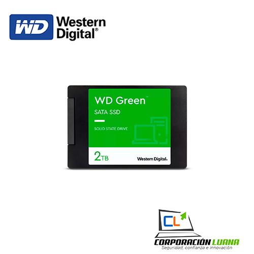SSD WESTERN DIGITAL GREEN 2TB ( WD200T2G0A ) SATA 6GB 2.5 VERDE