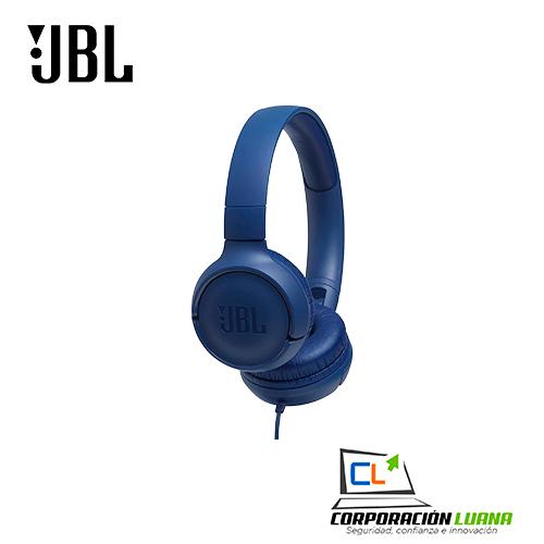 AUDIFONOS JBL PURE BASS SOUND ( TUNE500 )  AZUL | JACK 3.5 MM