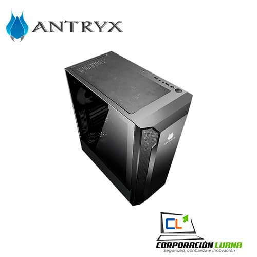 Imagen de CASE ANTRYX RX 430U BLACK C/FUENTE 600W FAN X2 C/CINTA LED VIDRIO TEMPLADO (AC-RX430UK-600CP)