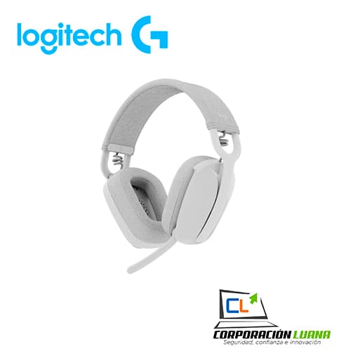 Foto del producto AUDIFONOS C/MICROFONO LOGITECH ZONE VIBE 100 ( 981-001218 ) BLUEETOOTH | BLANCO