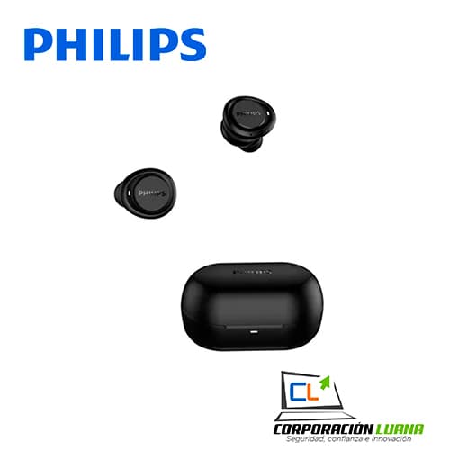 Imagen de AUDIFONOS C/MICROFONO PHILIPS TRUE WIRELESS NEGRO ( TAT1215BK ) BT | 18 HORAS | IPX