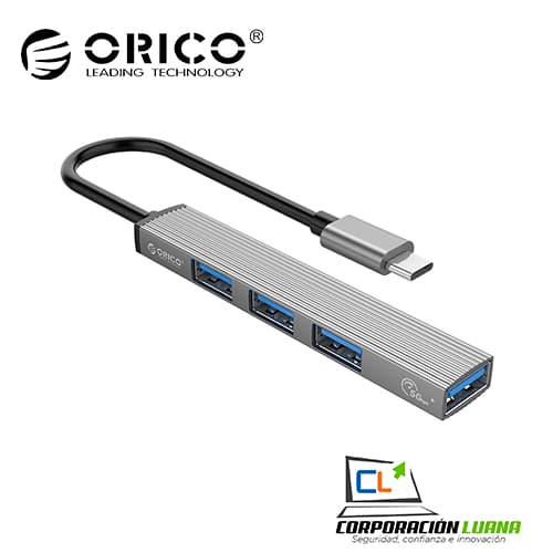 Foto del producto HUB TIPO C - USB3.0 *1/ USB2.0 *3 ( AH-13 )