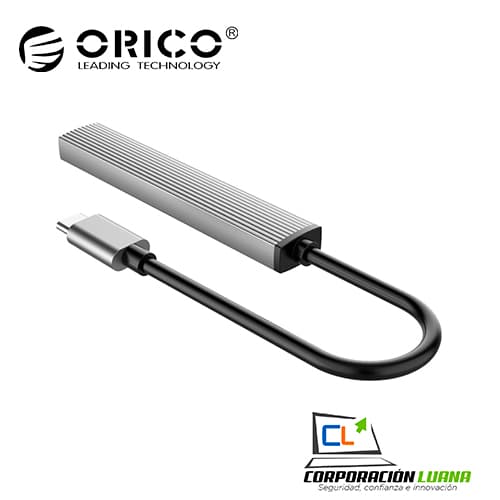 Imagen de HUB TIPO C - USB3.0 *1/ USB2.0 *2/TF ( AH-12F )