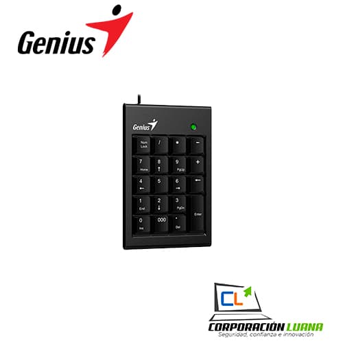 TECLADO NUMERICO GENIUS NUMPAD 110 ( 31300016400 ) CHOCOLATE KEYS | NEGRO