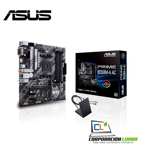 MOTHERBOARD ASUS PRIME B550M A AC ( PRIME-B550M-A-AC ) DDR4 | AM4
