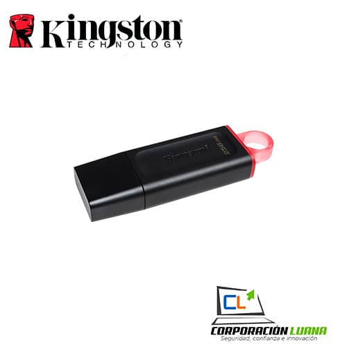 Imagen de MEMORIA USB KINGSTON DATATRAVELER EXODIA 256GB ( DTX/256GB ) NEGRO/GUINDA | USB 3.2