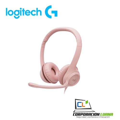 Foto del producto AUDIFONOS C/MICROFONO LOGITECH H390 ( 981-001280 ) CANCELLING ROSE