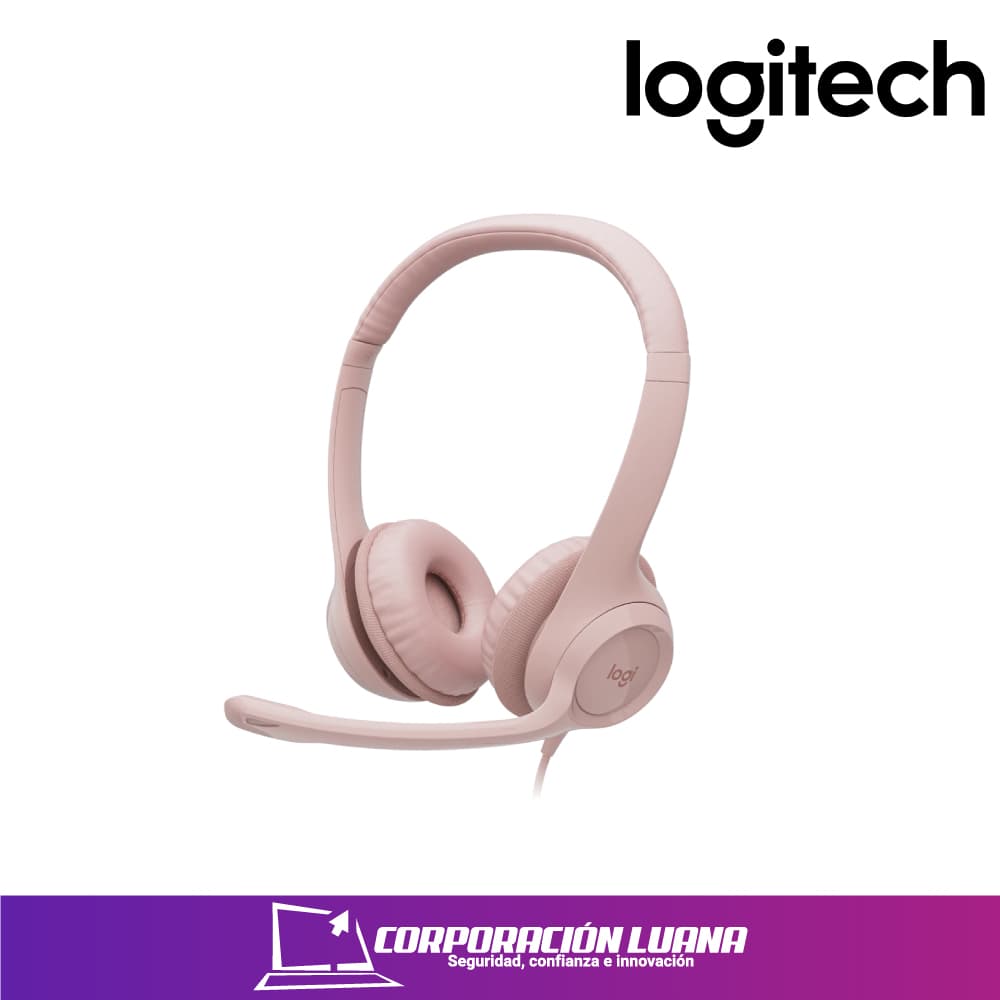 Foto del producto AUDIFONOS C/MICROFONO LOGITECH H390 ( 981-001280 ) CANCELLING ROSE