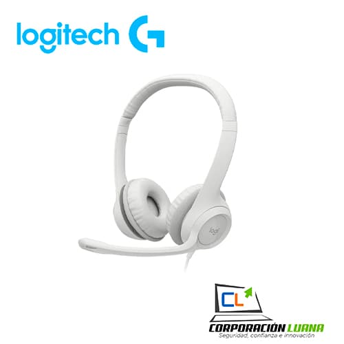 Foto del producto AUDIFONOS C/MICROFONO LOGITECH H390 ( 981-001285 ) CANCELLING WHITE