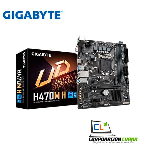 Foto del producto MOTHERBOARD GIGABYTE H470M H ( H470M-H ) DDR4 | LGA1200