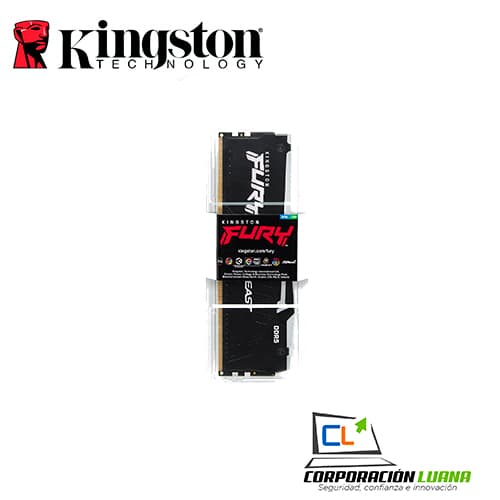 Imagen de MEMORIA RAM KINGSTON FURY 16GB 5200 MTS ( KF552C40BBA-16 ) DDR5 | LED RGB
