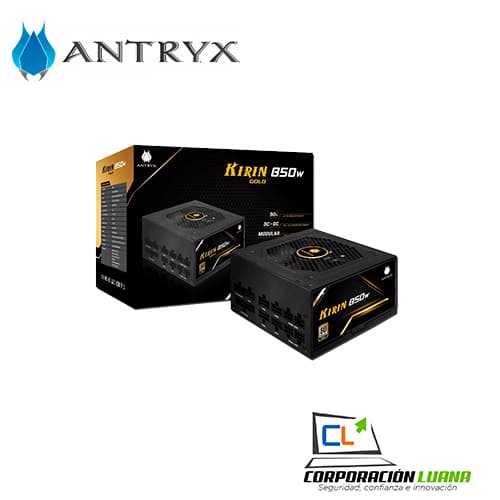 Foto del producto FUENTE DE PODER ANTRYX KIRIN 850W ( GPX850S ) GOLD | MODULAR