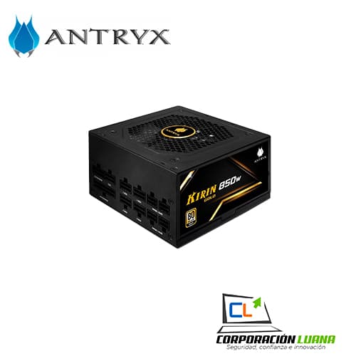 Imagen de FUENTE DE PODER ANTRYX KIRIN 850W ( GPX850S ) GOLD | MODULAR
