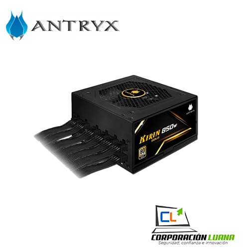 Imagen de FUENTE DE PODER ANTRYX KIRIN 850W ( GPX850S ) GOLD | MODULAR
