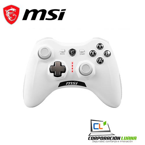 MANDO INALAMBRICO MSI FORCE ( GC30 V2 ) BLANCO | CABLE 2M | 8 HORAS USO | WIN10 - ANDROID
