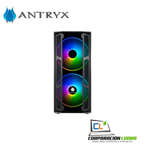 Imagen de CASE ANTRYX FX CHROME STORM DESTROYER ( AC-FX570K-TXDR ) S/FUENTE | C/ REMOTO | VIDRIO TEMPLADO | 3 FAN ARGB