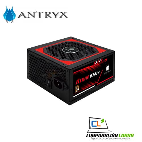 Foto del producto FUENTE DE PODER ANTRYX KIRIN 650W ( AP-KB650 ) 80 PLUS BRONZE