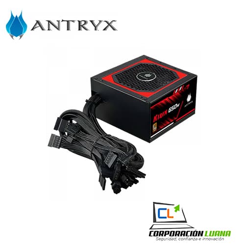 Imagen de FUENTE DE PODER ANTRYX KIRIN 650W ( AP-KB650 ) 80 PLUS BRONZE