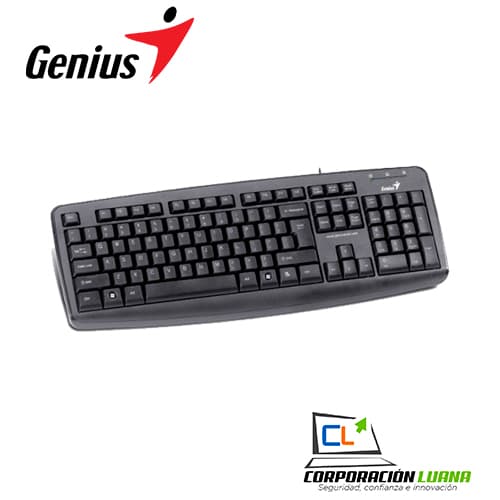 TECLADO GENIUS KB-100X ( 31310049401 ) NEGRO | USB | MULTIMEDIA