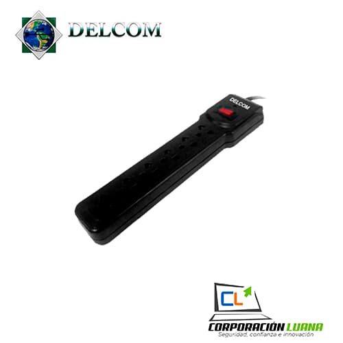 Foto del producto SUPRESOR DE PICOS DELCOM ( DSUP003 ) 6 TOMAS | 3M