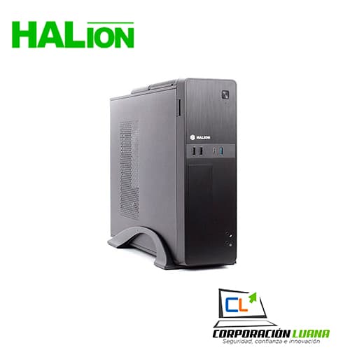 Foto del producto CASE SLIM C/FUENTE HALION SUPRA PRO ( S615 ) NEGRO | 350W