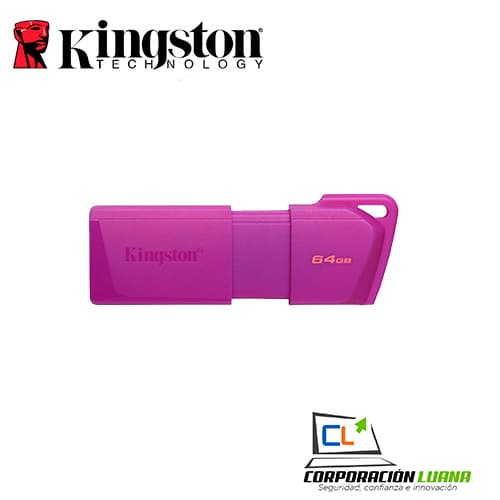 Foto del producto MEMORIA USB KINGSTON DT EXODIA NEON 64GB ( KC-U2L64-7LP ) MORADO | USB3.2